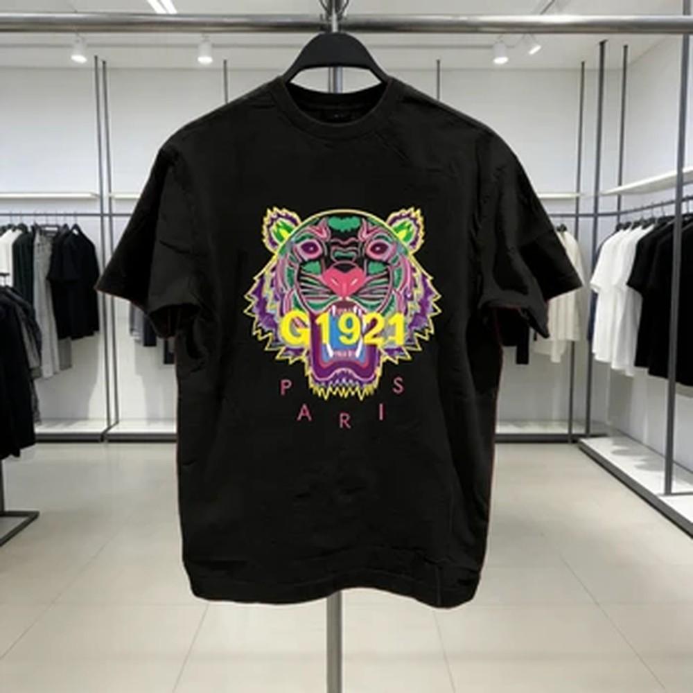 Streetwear Brand - تي شيرت بطباعة رأس الأسد 2026