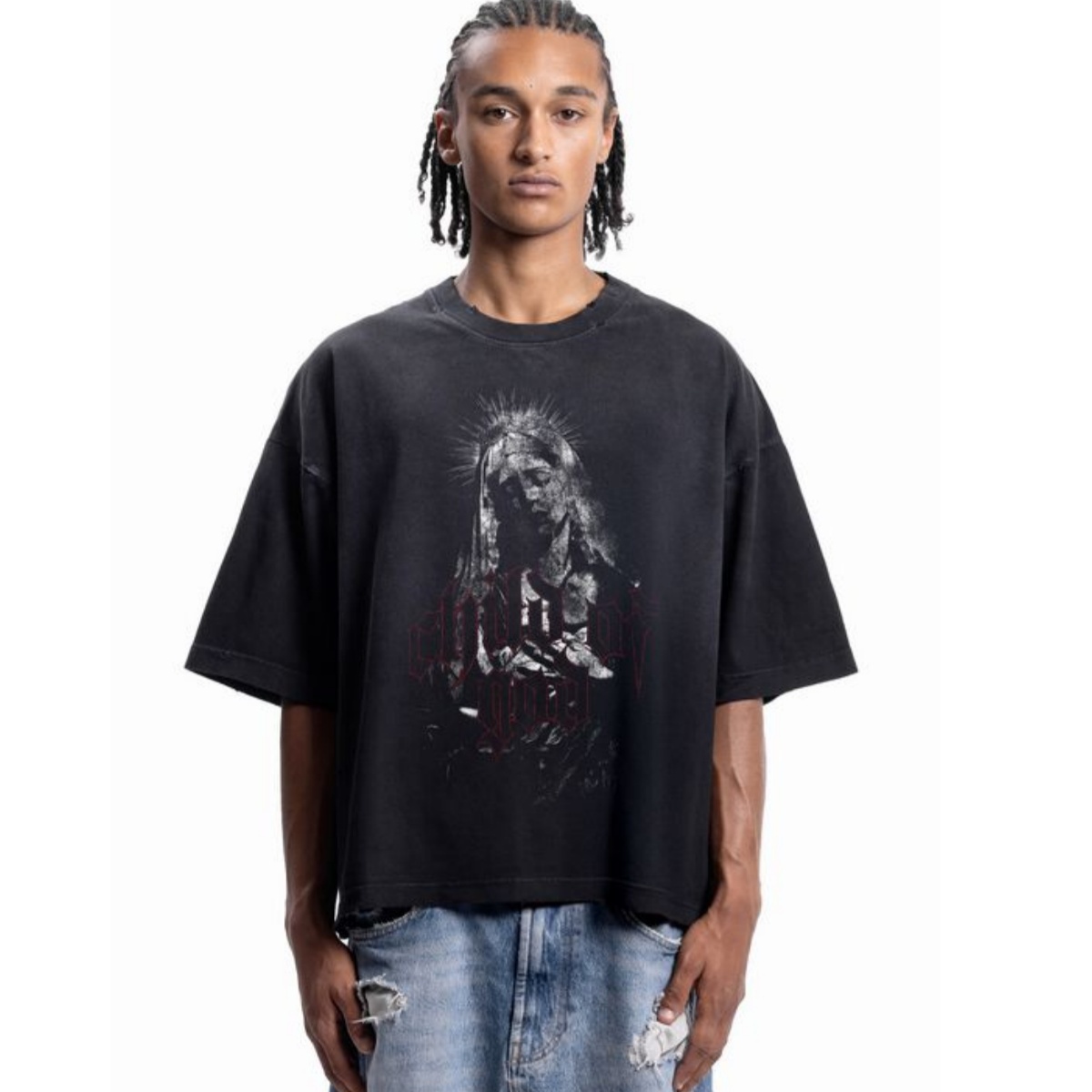 تي شيرت كالت ميتال فونت ستريت  - مراجعة Streetwear Brand Font وسعره