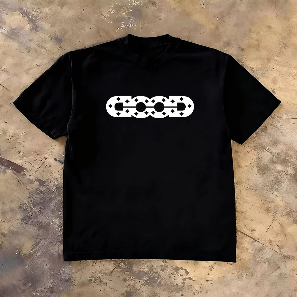 تي شيرت قطني أبيض بشعار GOOD ب - مراجعة Good Streetwear Brand وسعره